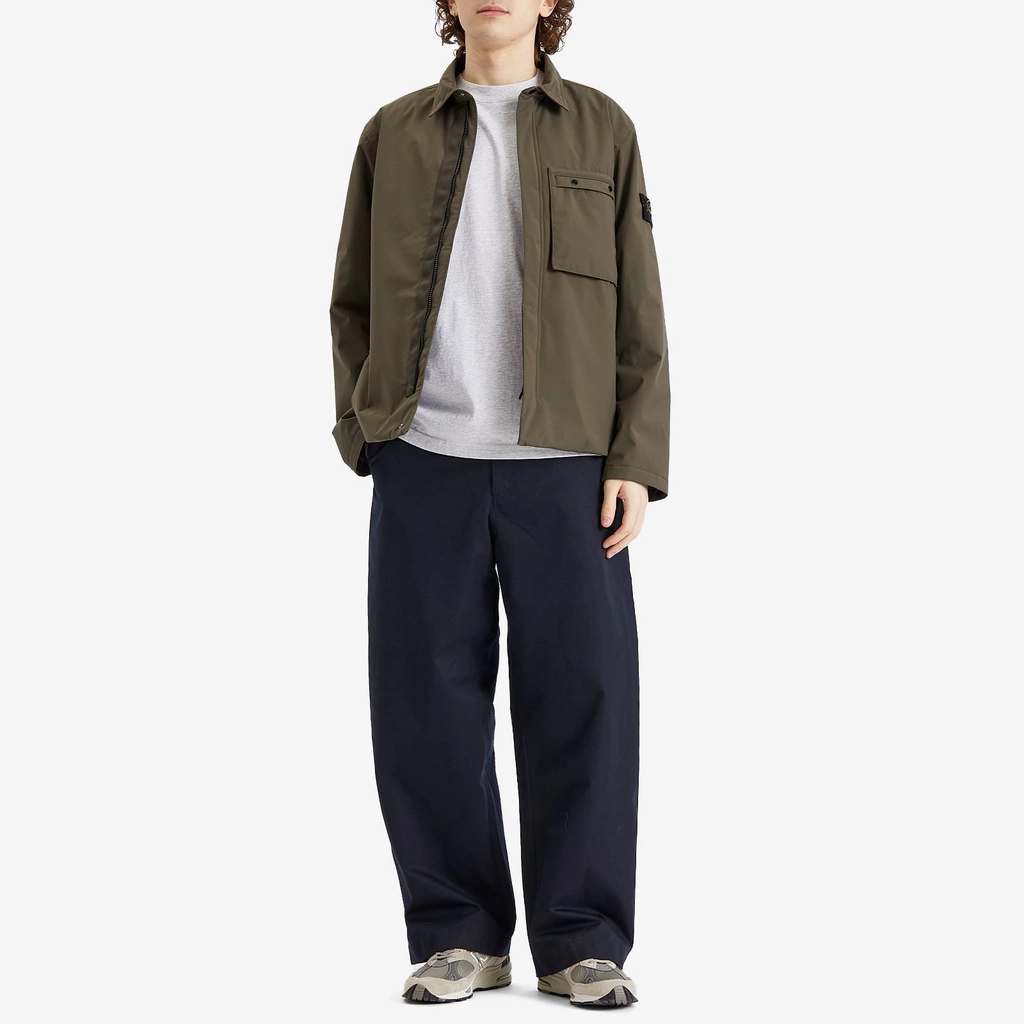 Stone Island Men's Soft Shell-R Primaloft Jacket Military Green